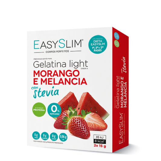 Easyslim Gelatina Light Morango e Melancia Saquetas x2