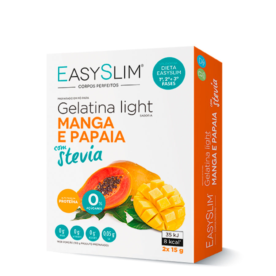 Sachets de gélatine Easyslim Light Mangue et Papaye x2