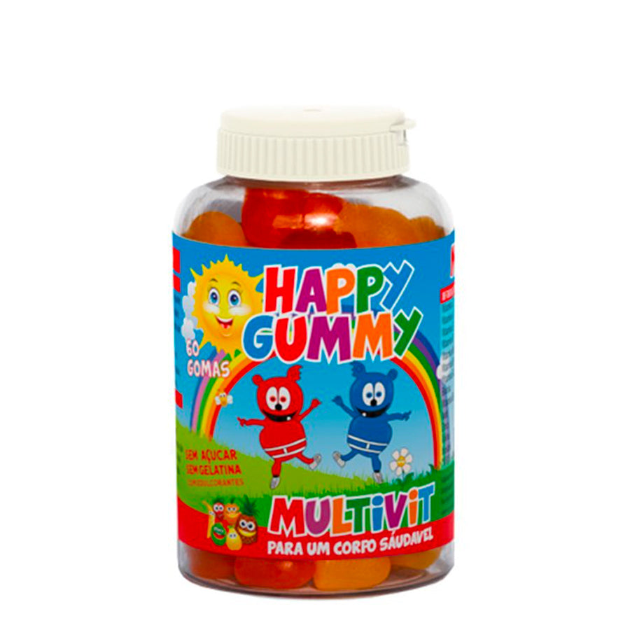 Happy Gummy Multivitaminas y Minerales Gominolas x60