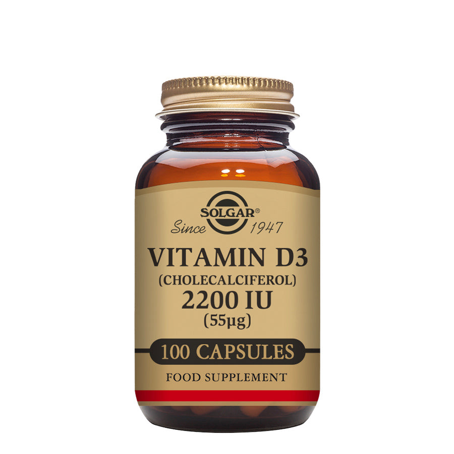 Solgar Vitamine D3 2200UI (55mcg) x100