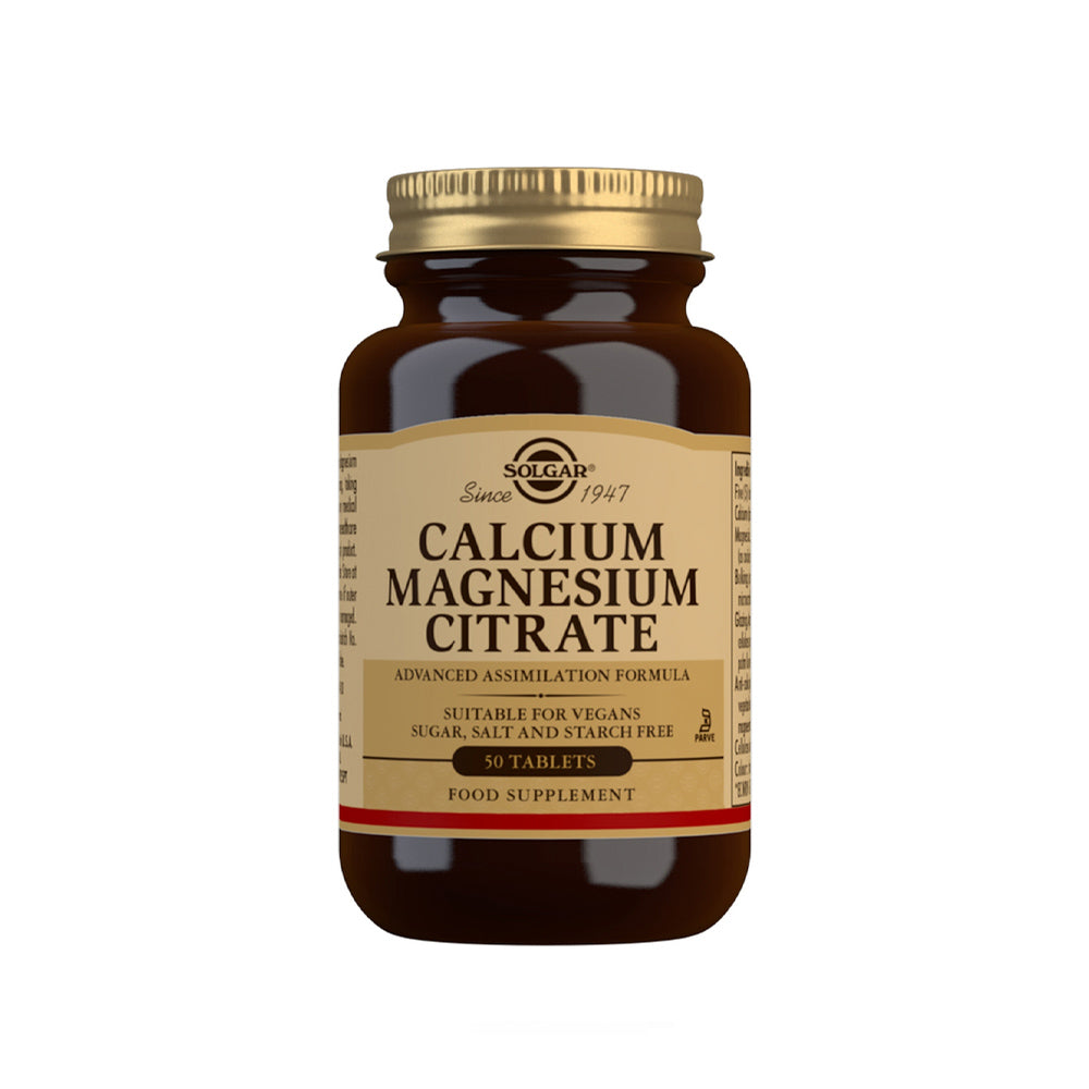 Solgar Calcium Magnesium Citrate Comprimidos x50