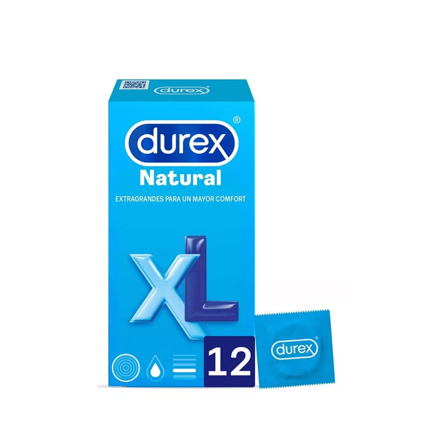 Preservativos Durex Natural XL x12