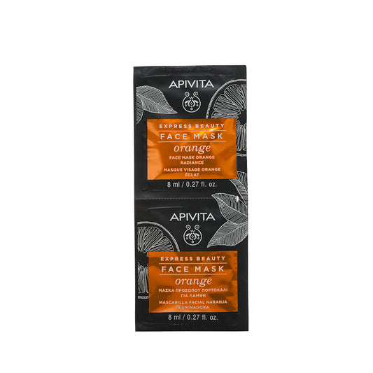 Apivita Express Beauty Orange Illuminating Mask 2x8ml