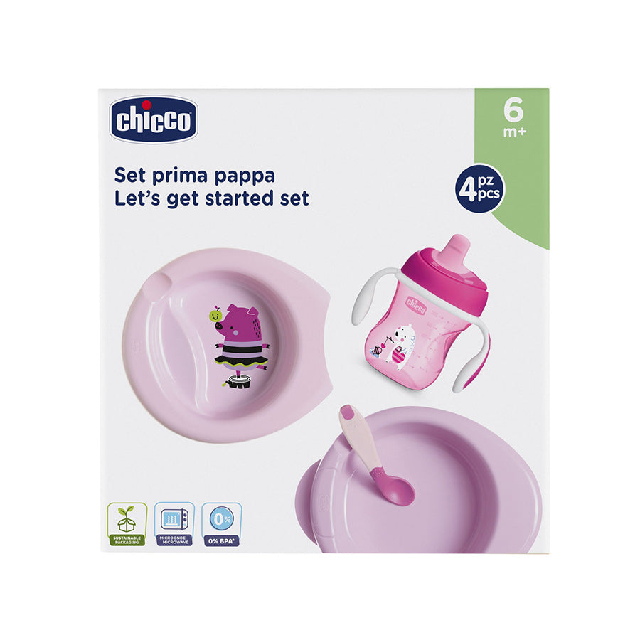 Chicco Let's Get Started Papaye Set 6 mois+ Rose
