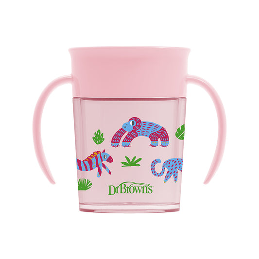 Dr Brown's Cup 360º Without Spout 6m+ Pink 200ml