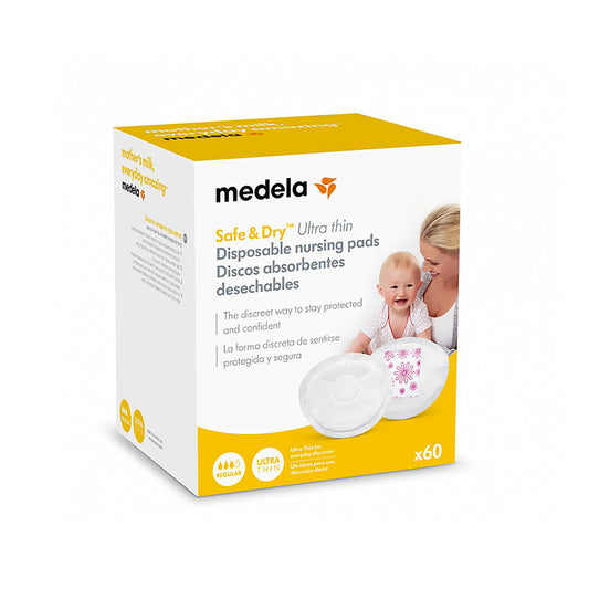 Medela Safe and Dry Disposable Absorbent Pads x60
