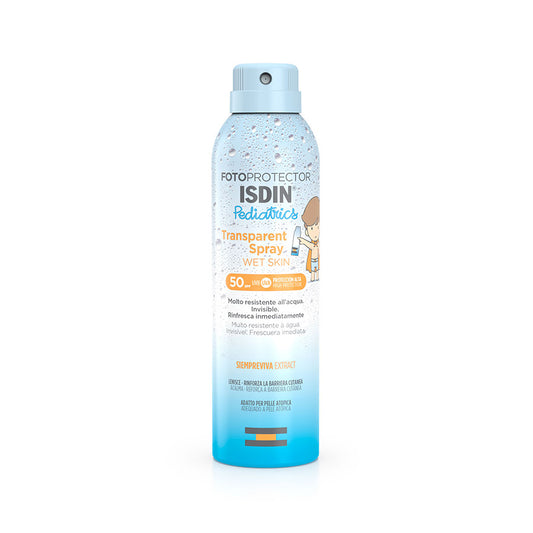 Isdin Pediatrics Transparent Spray Wet Skin SPF50+ 250ml