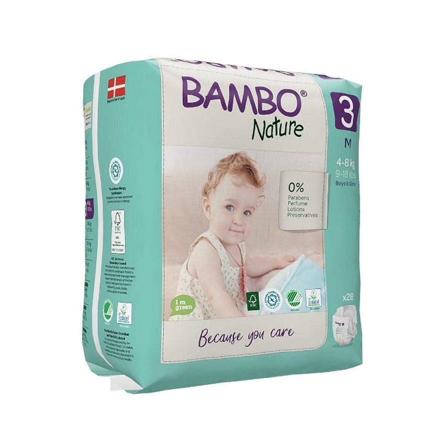 Bambo Nature Diapers 3 M 4-8kg x28