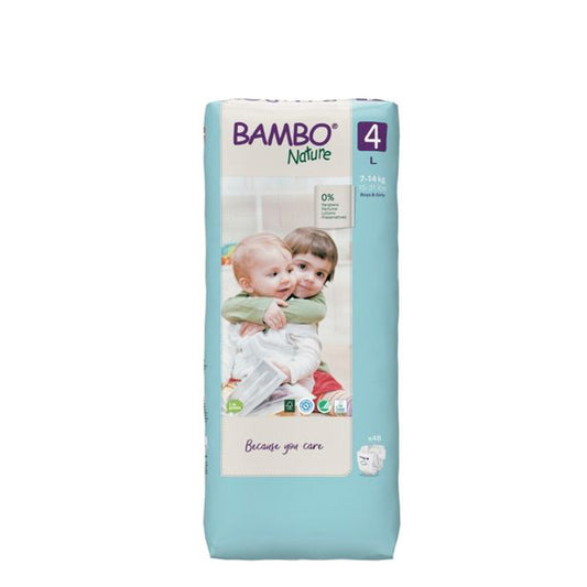 Bambo Nature Diapers 4 L 7-14Kg x48