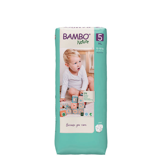 Bambo Nature Diapers 5 XL 12-18Kg x44