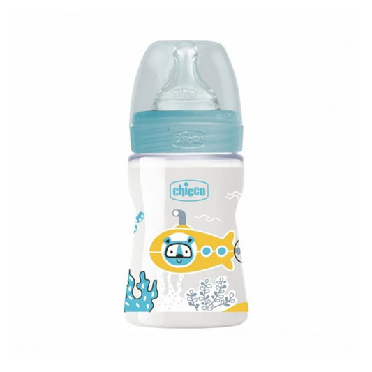 Chicco Well Being Bottle Blue Slow Flow 0M+150ml