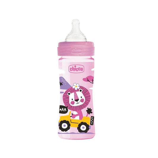 Chicco Bottle Well Being Pink Medium Flow 2M+ 250ml