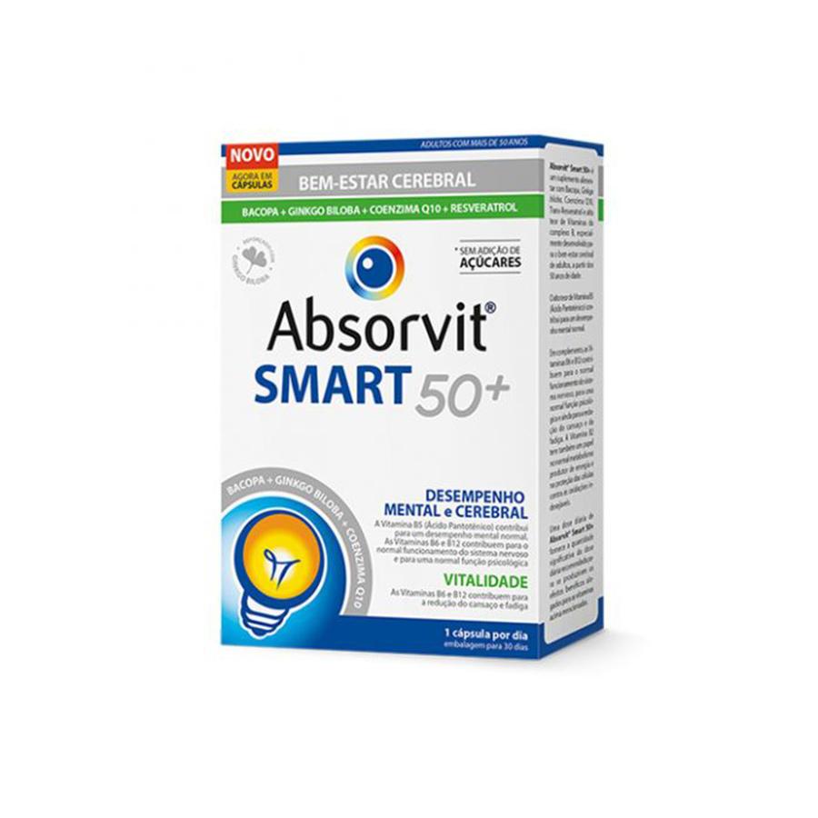 Absorvit Smart 50+ Cápsulas x30