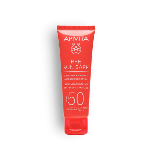 Apivita Bee Sun Safe Crème Anti-Imperfections et Anti-Âge SPF50 50 ml