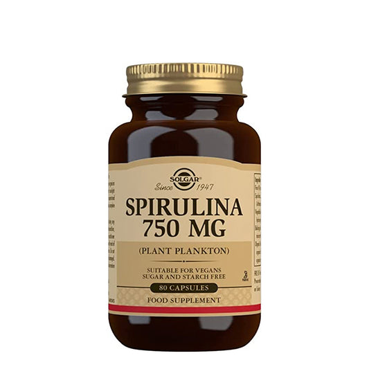 Solgar Spirulina 750mg Capsules x80