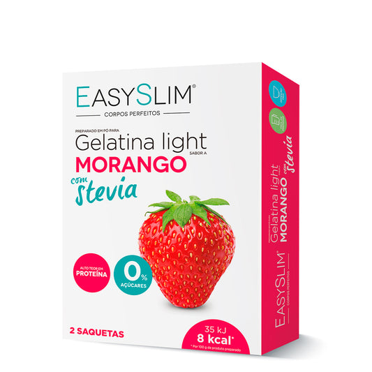 Easyslim Gelatina Light Morango Saquetas x2