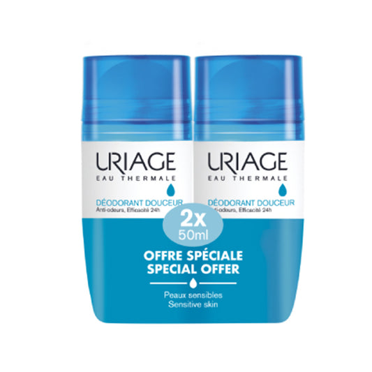 Uriage Soft Roll-On Deodorant Special Price 2x50ml