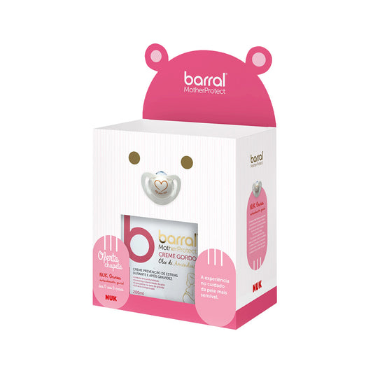 Barral Fat Cream Almond Oil 200ml + Soother Nuk