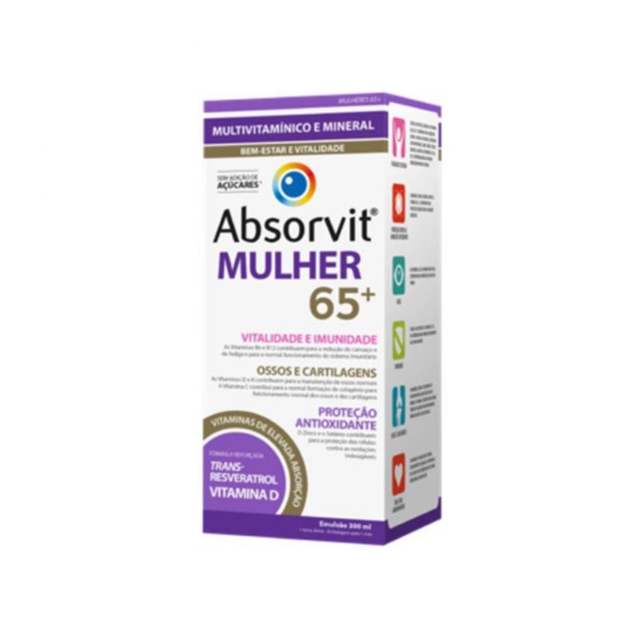 Absorvit Mulher 65+ Multivitamínico 300ml