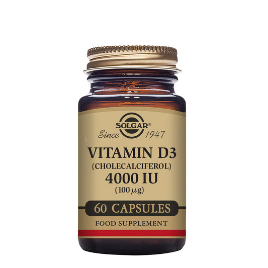 Solgar Vitamina D3 4000UI Cápsulas x60