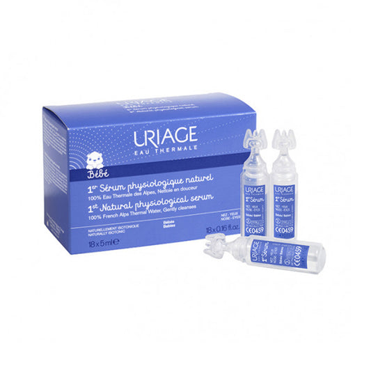 Uriage Baby 1st Natural Saline Serum Unidoses 15x5ml