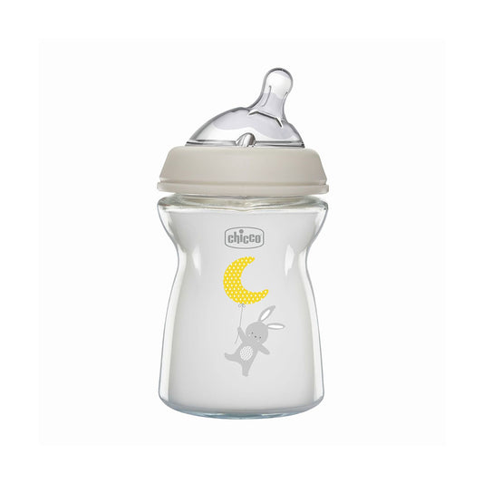 Bouteille en verre Chicco Natural Feeling 250 ml 0M+
