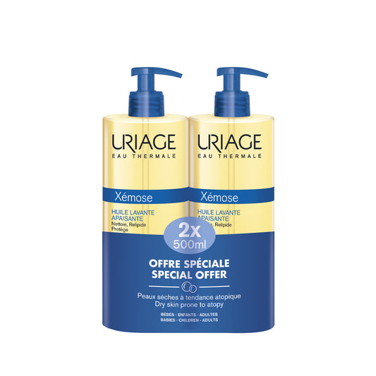 Uriage Xemose Cleansing Oil 2x500ml