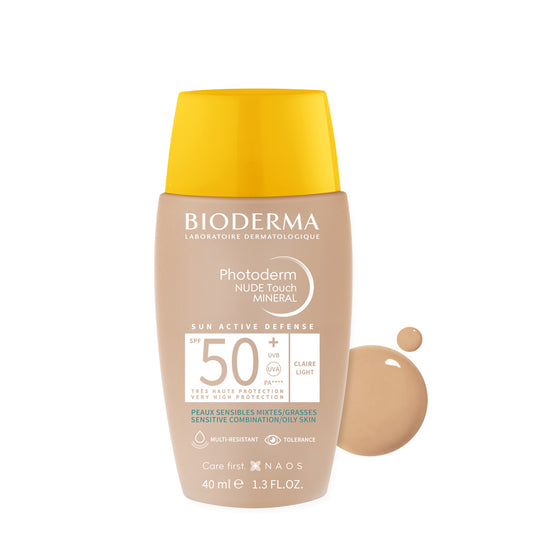 Bioderma Photoderm Nude Touch Mineral Cream Light Tone SPF50+ 40ml