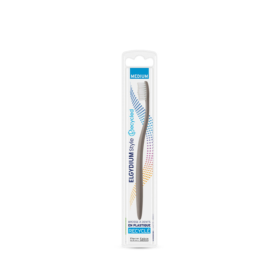 Cepillo de dientes reciclado estilo Elgydium mediano