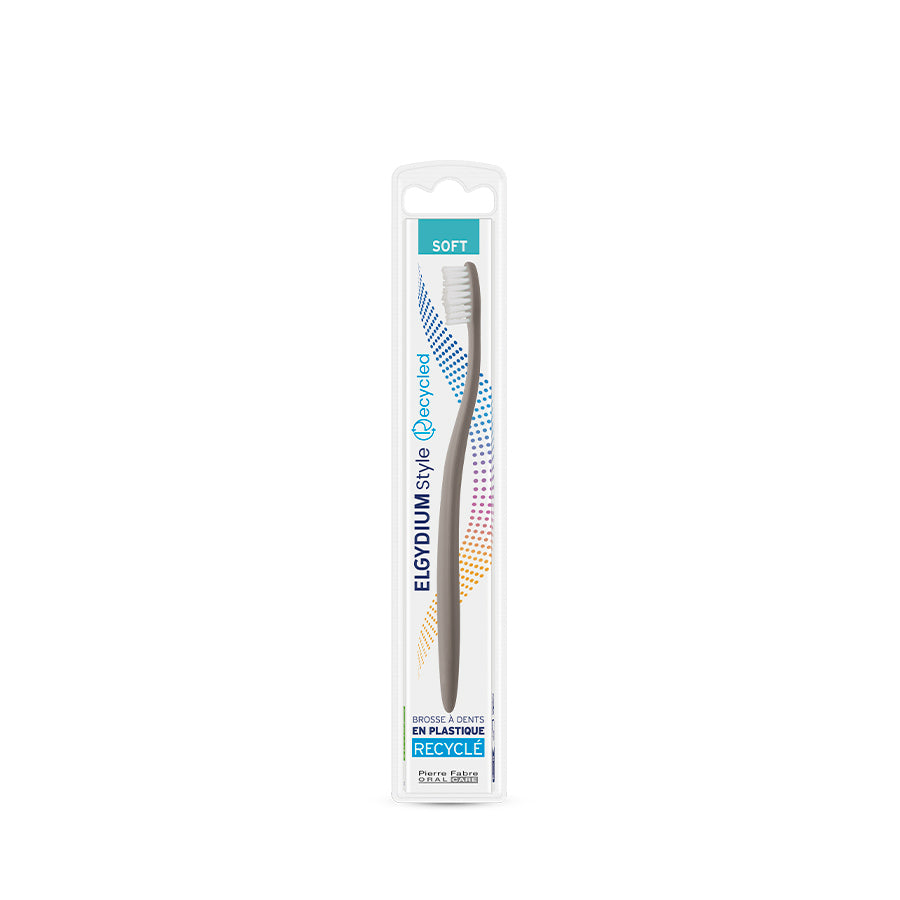 Cepillo de dientes suave reciclado estilo Elgydium