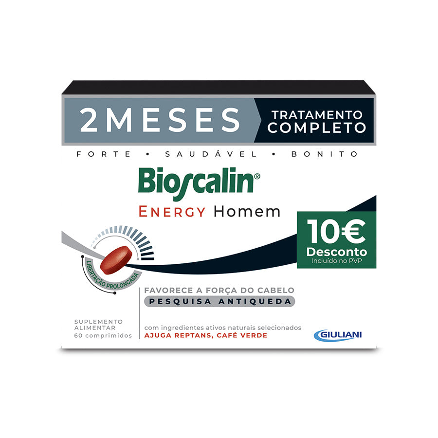 Bioscalin Energy Homem Anti-Queda Comprimidos 2x30