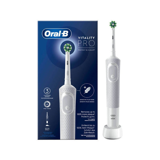 Brosse à dents électrique Oral-B Vitality Pro blanche