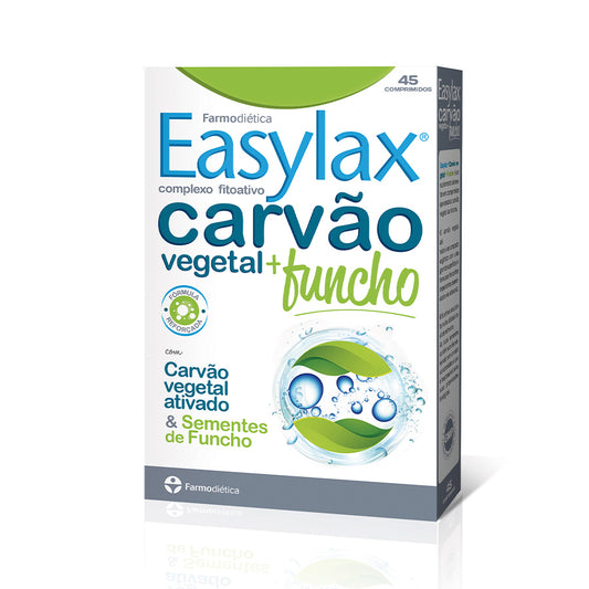 Easylax Carvão Vegetal + Funcho Comprimidos x45