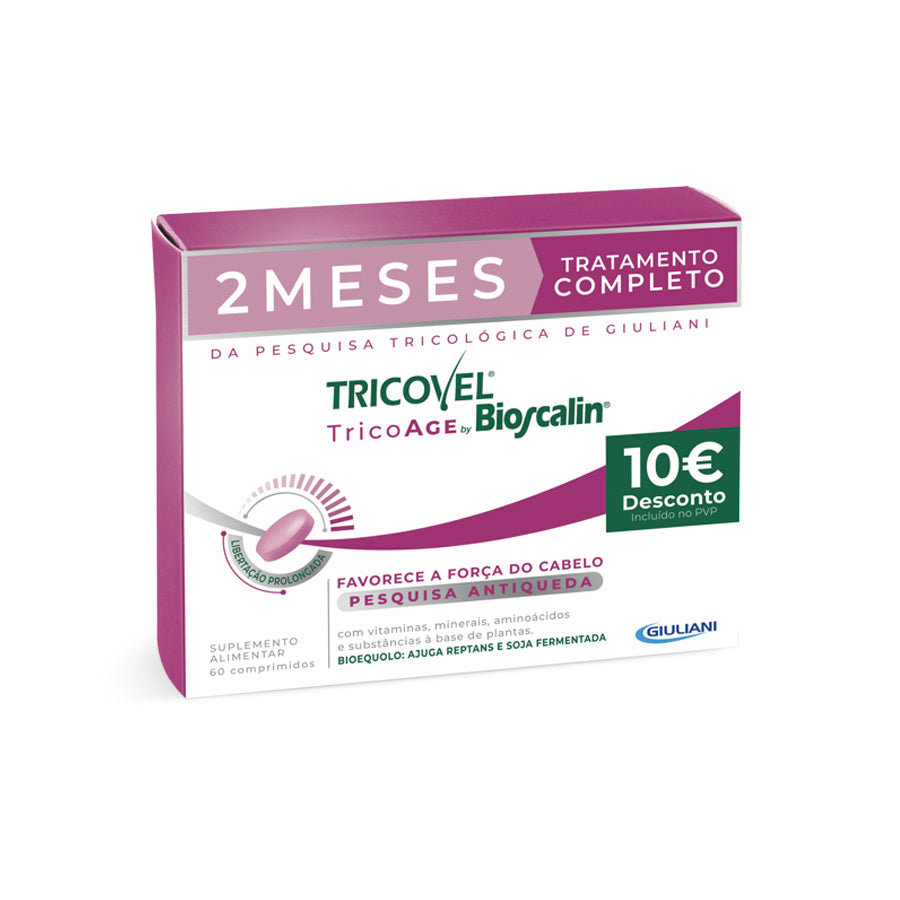 Bioscalin Tricovel TricoAge Comprimés Anti-Chute 2x30