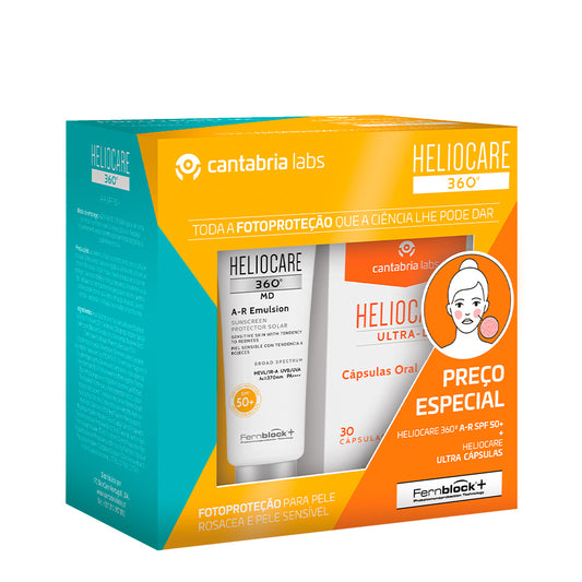 Heliocare 360 ​​MD AR Emulsion SPF50 50ml + Ultra-D Capsules x30