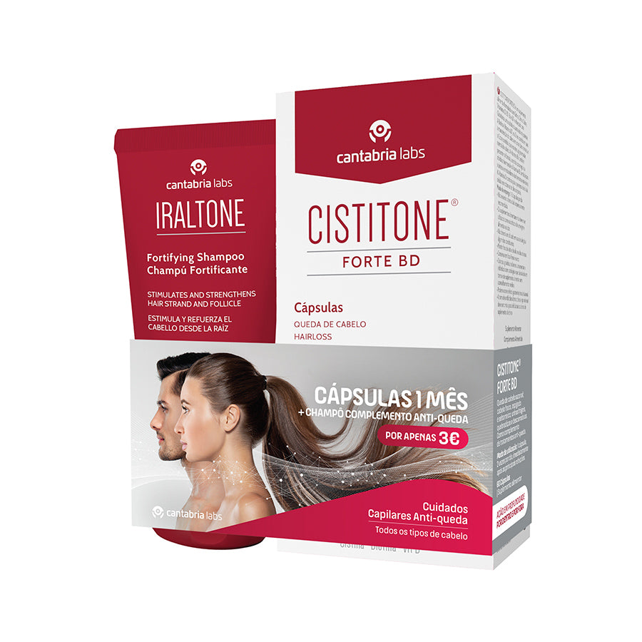Cistitone Forte BD x60 + Iraltone Fortifying Shampoo 200ml