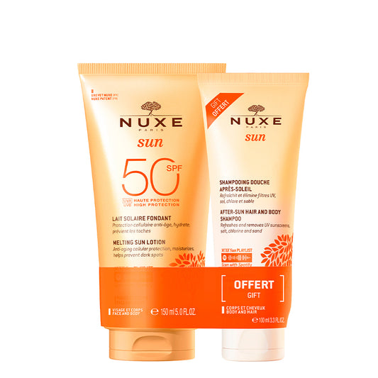 Nuxe Sun Milk SPF50 150ml + After-Sun Shower Gel 100ml