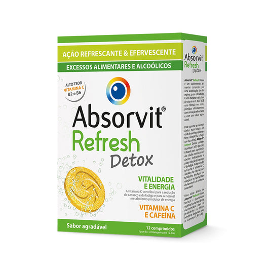 Absorvit Refresh Comprimés Effervescents Détox x12