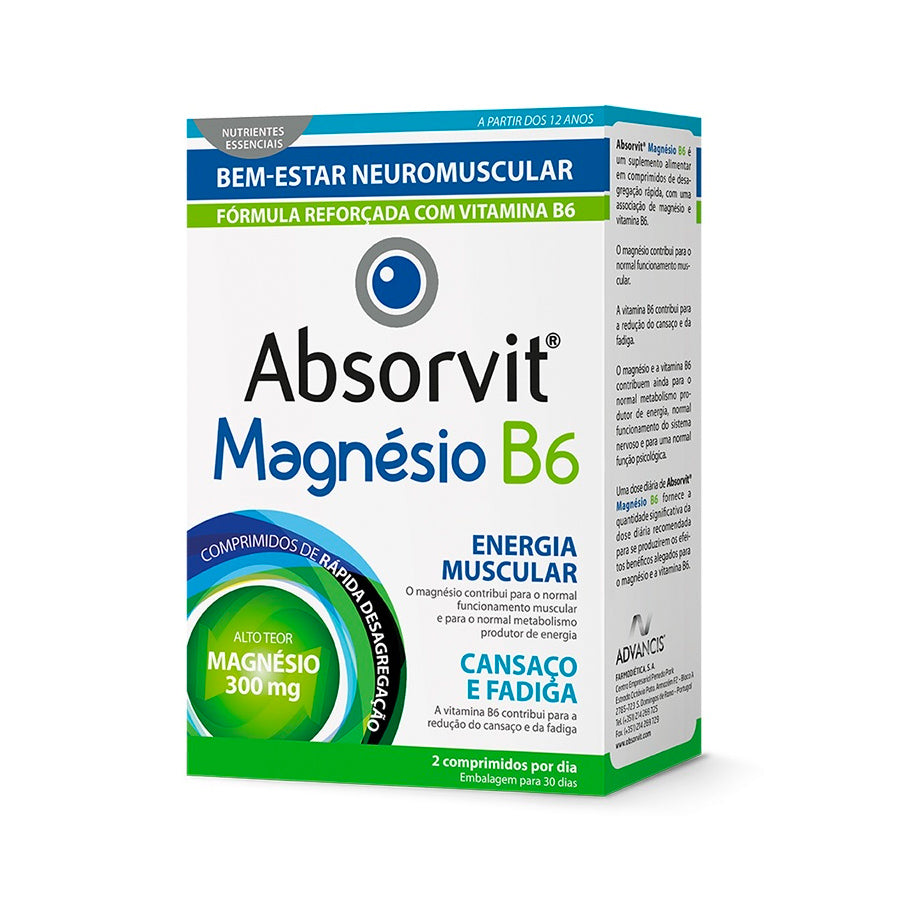 Absorbit Magnésium+B6 Comprimés x60