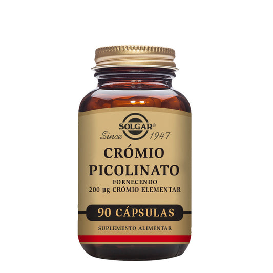 Solgar Picolinate de Chrome 200 mg Gélules x90