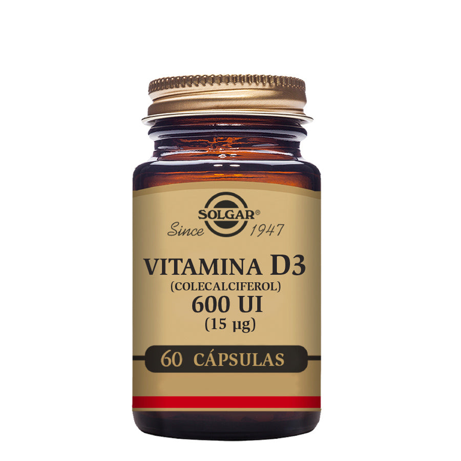 Solgar Vitamin D3 600Ui 15Mcg Cápsulas x60