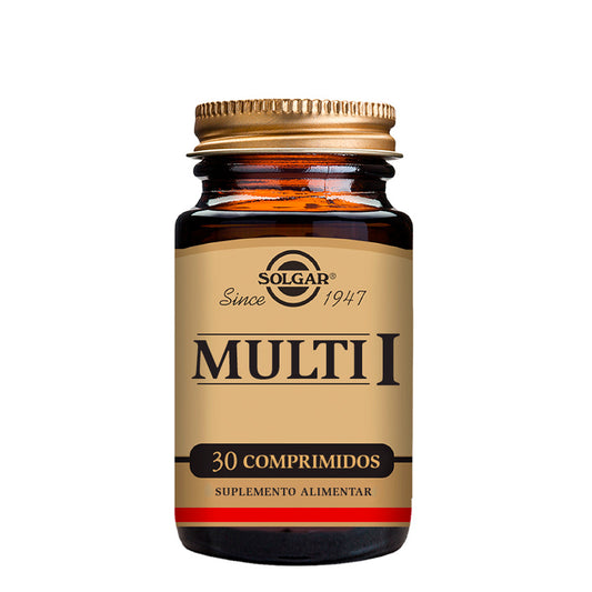 Solgar Multi I Multivitamines et Minéraux Comprimés x30