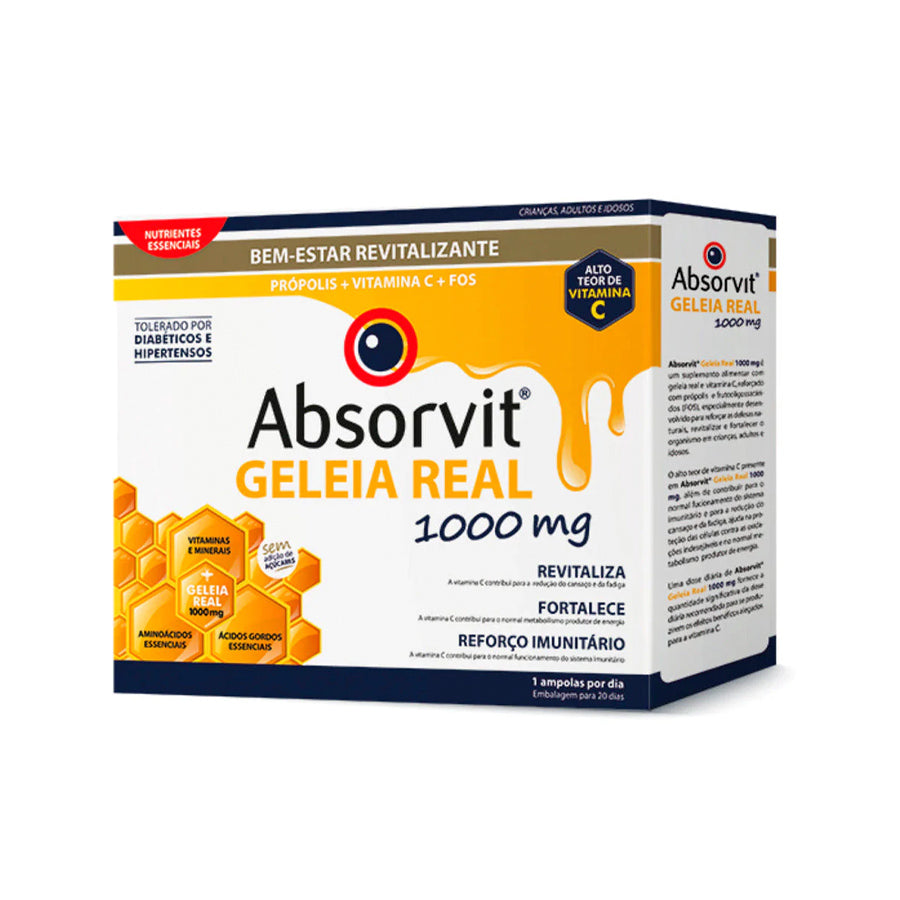 Absorbit Gelée Royale 1000 mg 20 Ampoules
