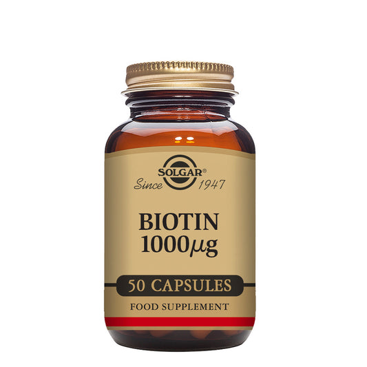 Solgar Biotin 1000mcg Cápsulas x50