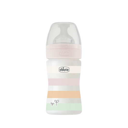 Chicco Bottle Well-Being White Girl 0m+ 150ml