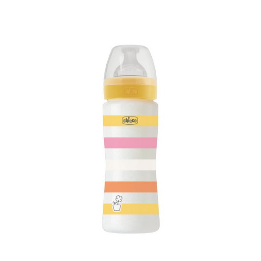 Chicco Bottle Well-Being Yellow Girl 4m+ 330ml