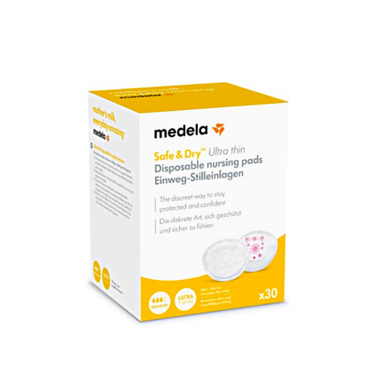 Medela Safe and Dry Disposable Absorbent Pads x30