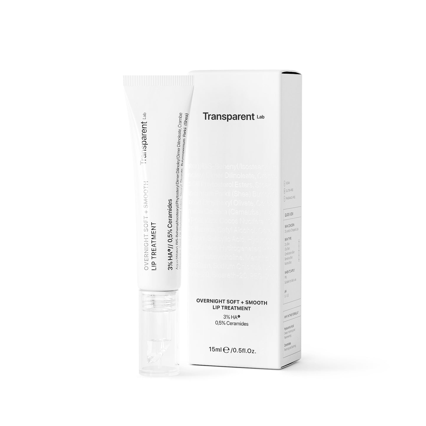 Transparent Lab Overnight Soft+Smooth Lip Treatment 15ml